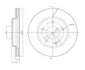 METELLI Brzdov kotou - 260 mm ‐ MT 23-0469C