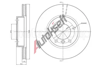 METELLI Brzdový kotouč - 286 mm MT 23-0474C, 23-0474C METELLI Brzdový kotouč - 286 mm MT 23-0474C, 23-0474C