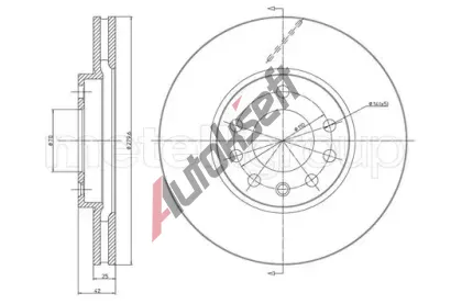 METELLI Brzdov kotou - 280 mm MT 23-0514C, 23-0514C