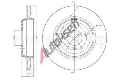 METELLI Brzdový kotouč - 320 mm MT 23-0519C, 23-0519C METELLI Brzdový kotouč - 320 mm MT 23-0519C, 23-0519C
