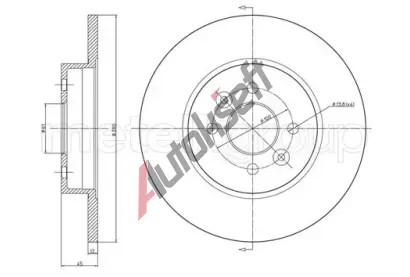 METELLI Brzdov kotou MT 23-0585C, 23-0585C