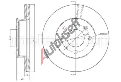METELLI Brzdov kotou - 241 mm MT 23-0626, 23-0626