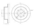 METELLI Brzdov kotou - 262 mm ‐ MT 23-0651
