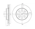 METELLI Brzdov kotou - 256 mm ‐ MT 23-0652