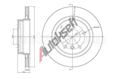 METELLI Brzdov kotou - 294 mm MT 23-0704C, 23-0704C
