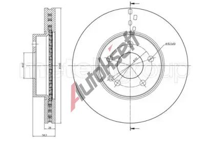 METELLI Brzdový kotouč - 300 mm MT 23-0723, 23-0723  METELLI Brzdový kotouč - 300 mm MT 23-0723, 23-0723