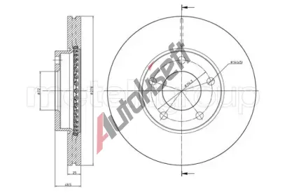 METELLI Brzdový kotouč - 278 mm MT 23-0729C, 23-0729C METELLI Brzdový kotouč - 278 mm MT 23-0729C, 23-0729C