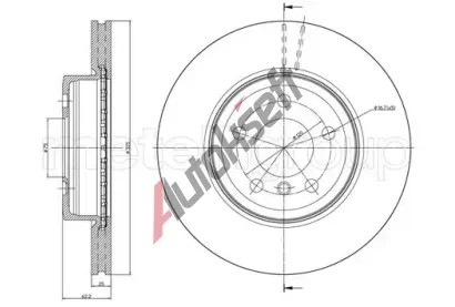 METELLI Brzdový kotouč - 325 mm MT 23-0752C, 23-0752C METELLI Brzdový kotouč - 325 mm MT 23-0752C, 23-0752C