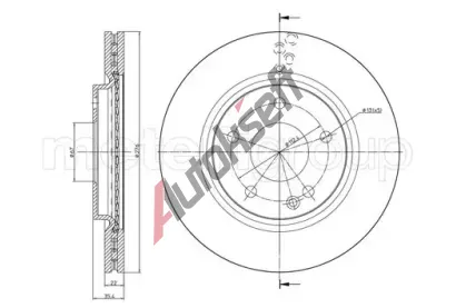 METELLI Brzdov kotou - 276 mm MT 23-0759C, 23-0759C