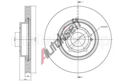 METELLI Brzdový kotouč - 295 mm MT 23-0772C, 23-0772C METELLI Brzdový kotouč - 295 mm MT 23-0772C, 23-0772C