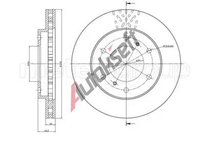 METELLI Brzdový kotouč - 290 mm MT 23-0777C, 23-0777C METELLI Brzdový kotouč - 290 mm MT 23-0777C, 23-0777C