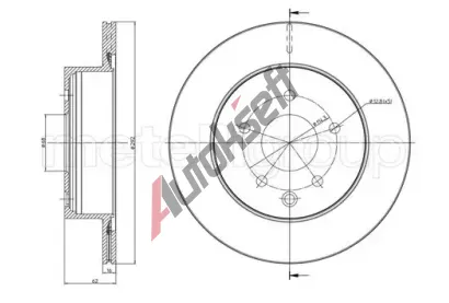 METELLI Brzdov kotou - 292 mm MT 23-0797C, 23-0797C