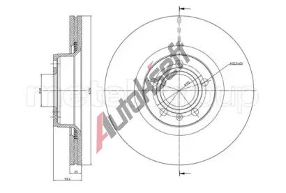 METELLI Brzdový kotouč - 314 mm MT 23-0867C, 23-0867C METELLI Brzdový kotouč - 314 mm MT 23-0867C, 23-0867C