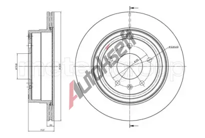 METELLI Brzdov kotou - 303 mm MT 23-0893C, 23-0893C