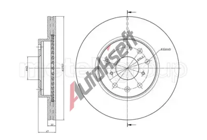 METELLI Brzdov kotou - 280 mm MT 23-0895C, 23-0895C