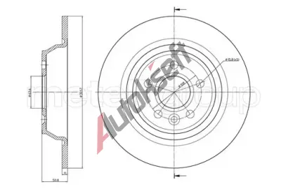 METELLI Brzdov kotou - 302 mm MT 23-0897C, 23-0897C