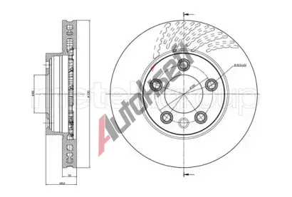 METELLI Brzdov kotou - 330 mm MT 23-0919C, 23-0919C