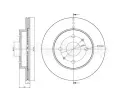 METELLI Brzdov kotou - 246 mm ‐ MT 23-0923C