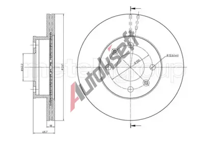 METELLI Brzdový kotouč - 241 mm MT 23-0926C, 23-0926C METELLI Brzdový kotouč - 241 mm MT 23-0926C, 23-0926C