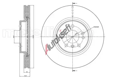 METELLI Brzdov� kotou� - 330 mm MT 23-0937C, 23-0937C