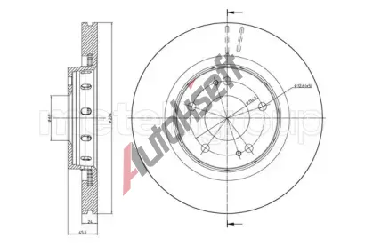 METELLI Brzdov kotou - 294 mm MT 23-0939C, 23-0939C