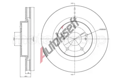 METELLI Brzdov kotou - 295 mm MT 23-0966C, 23-0966C