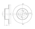 METELLI Brzdov kotou - 240 mm ‐ MT 23-0967