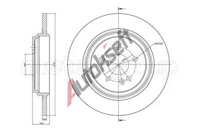 METELLI Brzdov kotou MT 23-1015C, 23-1015C