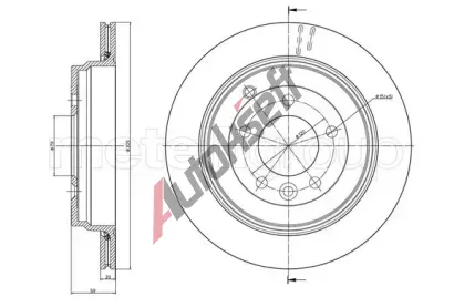 METELLI Brzdov kotou MT 23-1019C, 23-1019C