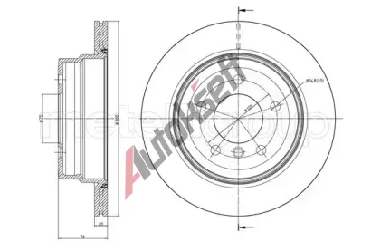 METELLI Brzdový kotouč - 300 mm MT 23-1023C, 23-1023C METELLI Brzdový kotouč - 300 mm MT 23-1023C, 23-1023C