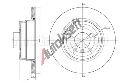 METELLI Brzdový kotouč - 320 mm MT 23-1025C, 23-1025C  METELLI Brzdový kotouč - 320 mm MT 23-1025C, 23-1025C