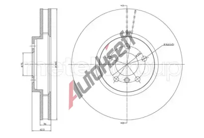 METELLI Brzdov kotou MT 23-1030C, 23-1030C