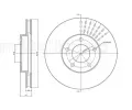 METELLI Brzdov kotou - 278 mm ‐ MT 23-1036C