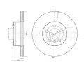 Brzdov kotou METELLI ‐ MT 23-1068C