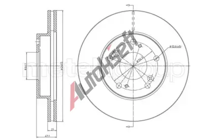 METELLI Brzdov kotou MT 23-1082C, 23-1082C