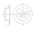 Brzdov kotou METELLI ‐ MT 23-1116C