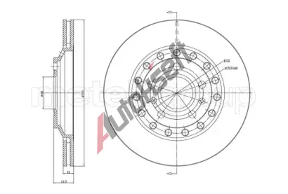 METELLI Brzdov kotou - 310 mm MT 23-1121C, 23-1121C