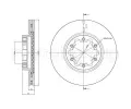 METELLI Brzdov kotou - 290 mm ‐ MT 23-1178