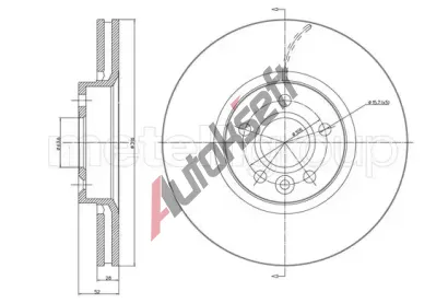 METELLI Brzdov kotou MT 23-1181C, 23-1181C