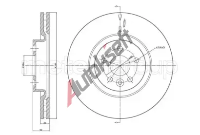 METELLI Brzdov kotou MT 23-1182C, 23-1182C