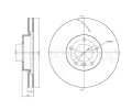 METELLI Brzdov kotou ‐ MT 23-1233C