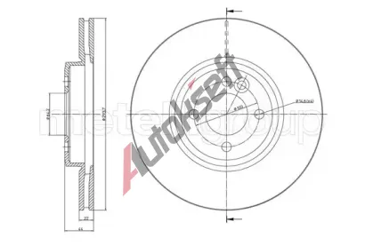 METELLI Brzdov kotou - 294 mm MT 23-1234C, 23-1234C