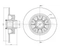 METELLI Brzdov� kotou� - 260 mm&nbsp;&dash;&nbsp;MT 23-1241