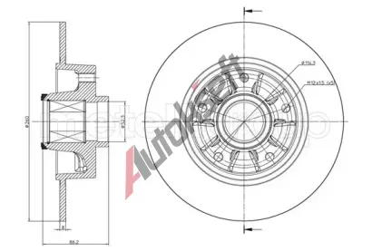 METELLI Brzdov� kotou� - 260 mm MT 23-1241, 23-1241