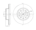 Brzdov kotou METELLI ‐ MT 23-1248C