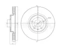 Brzdov kotou METELLI ‐ MT 23-1249C