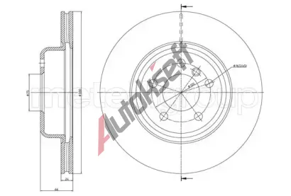 METELLI Brzdový kotouč - 330 mm MT 23-1253C, 23-1253C METELLI Brzdový kotouč - 330 mm MT 23-1253C, 23-1253C