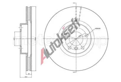 METELLI Brzdový kotouč - 348 mm MT 23-1326C, 23-1326C  METELLI Brzdový kotouč - 348 mm MT 23-1326C, 23-1326C