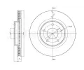 Brzdov kotou METELLI ‐ MT 23-1345C