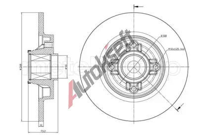 METELLI Brzdov kotou - 268 mm MT 23-1395, 23-1395